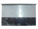 Лопата-движок алюминевая 1-но бортная с накладкой 12 см, б/ч