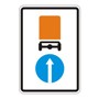 Знак 4.8.1 Направление движения транспортных средств с опасными грузами.